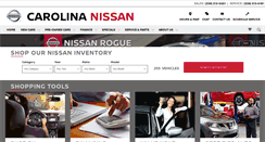 Desktop Screenshot of carolinanissan.com